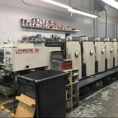 Used Offset Printing Machine 1987 Komori Lithrone L526