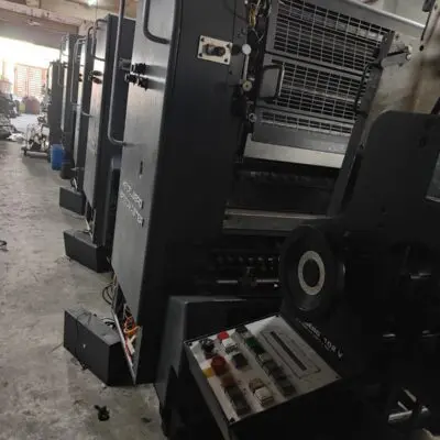 1991 Heidelberg SM 102-4 — used offset printing machine at Khushi Graphics