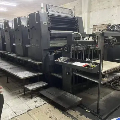 1991 Heidelberg SM 102-4 — used offset printing machine at Khushi Graphics