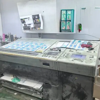 Heidelberg SM 102V AutoPlate SAPC offset printing machine - at our godown in Sahibabad, Ghaziabad
