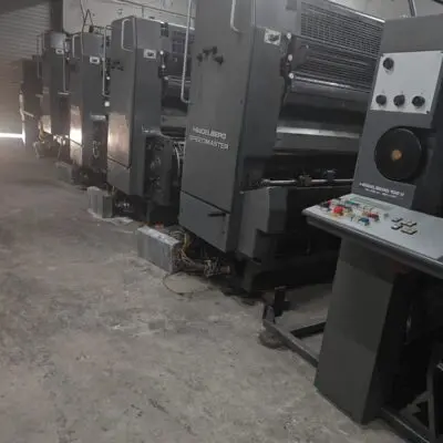 Heidelberg SM 102V AutoPlate SAPC offset printing machine - at our godown in Sahibabad, Ghaziabad