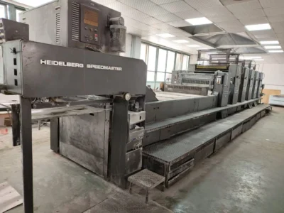 Heidelberg CD 102 - 5+LX (5 color with coater CD offset printing machine) - at our godown in Sahibabad, Ghaziabad