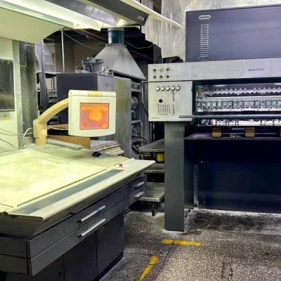 2003 Heidelberg SM 102-4 — used offset printing machine at Khushi Graphics