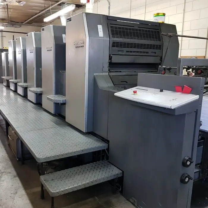 Used offset printing machine at Khushi Graphics, Sahibabad